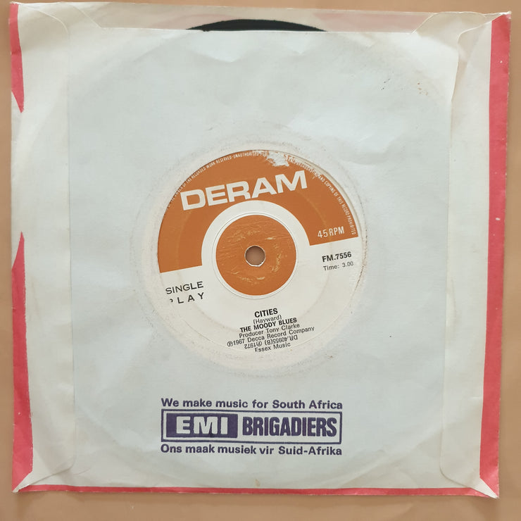 The Moody Blues ‎– Nights In White Satin - Vinyl 7" Record - Very-Good Quality (VG) - C-Plan Audio