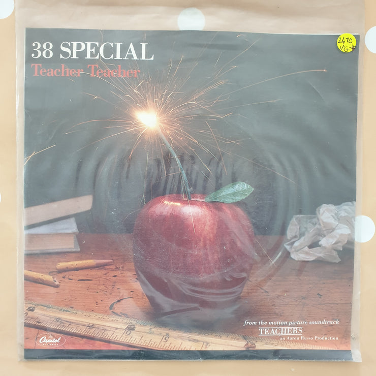 38 Special ‎– Teacher Teacher - Vinyl 7" Record - Very-Good+ Quality (VG+) - C-Plan Audio