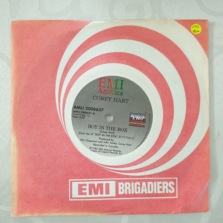 Corey Hart ‎– Boy In The Box - Vinyl 7" Record - Very-Good+ Quality (VG+) - C-Plan Audio