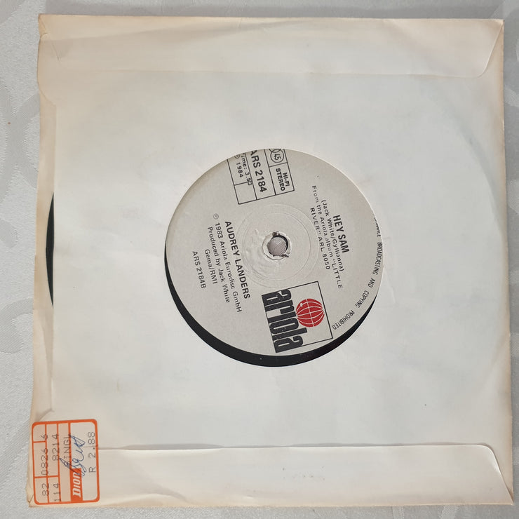 Audrey Landers - Little River - Vinyl 7" Record - Very-Good+ Quality (VG+) - C-Plan Audio