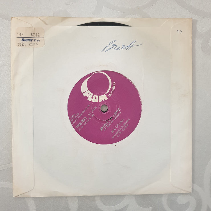 Joe Dolan ‎– It's You, It's You, It's You / Spirit Of Love - Vinyl 7" Record - Very-Good+ Quality (VG+) - C-Plan Audio