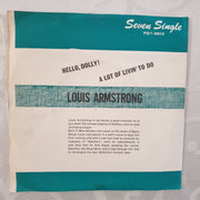 Louis Armstrong ‎– Hello Dolly / A Lot Of Livin' To Do - Vinyl 7" Record - Very-Good+ Quality (VG+) - C-Plan Audio