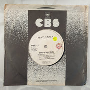 Madonna ‎– Who's That Girl - Vinyl 7" Record - Very-Good- Quality (VG-) - C-Plan Audio