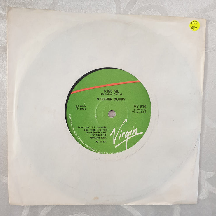 Stephen Duffy ‎– Kiss Me - Vinyl 7" Record - Very-Good+ Quality (VG+) - C-Plan Audio
