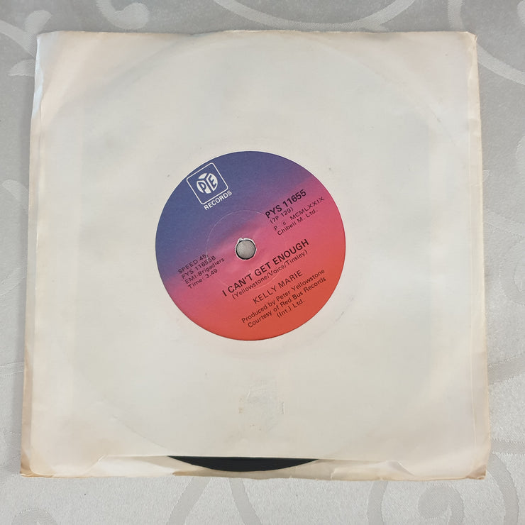 Kelly Marie ‎– Feels Like I'm In Love - Vinyl 7" Record - Very-Good+ Quality (VG+) - C-Plan Audio