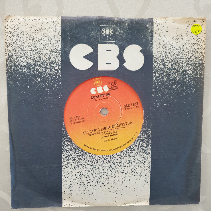 Electric Light Orchestra ‎– Confusion - Vinyl 7" Record - Very-Good+ Quality (VG+) - C-Plan Audio