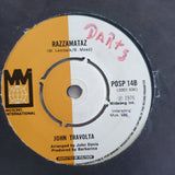John Travolta ‎– Greased Lightning - Vinyl 7" Record - Very-Good Quality (VG) - C-Plan Audio