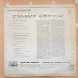 Gilbert Becaud ‎– Et Maintenant - Recorded Live at the Paris Olympia - Vinyl LP Record - Very-Good Quality (VG) - C-Plan Audio