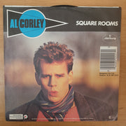 Al Corley ‎– Square Rooms - Vinyl 7" Record - Very-Good+ Quality (VG+) - C-Plan Audio