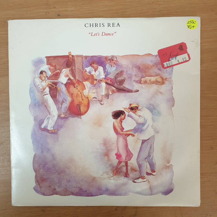 Chris Rea ‎– Let's Dance - Vinyl 7" Record - Very-Good+ Quality (VG+) - C-Plan Audio