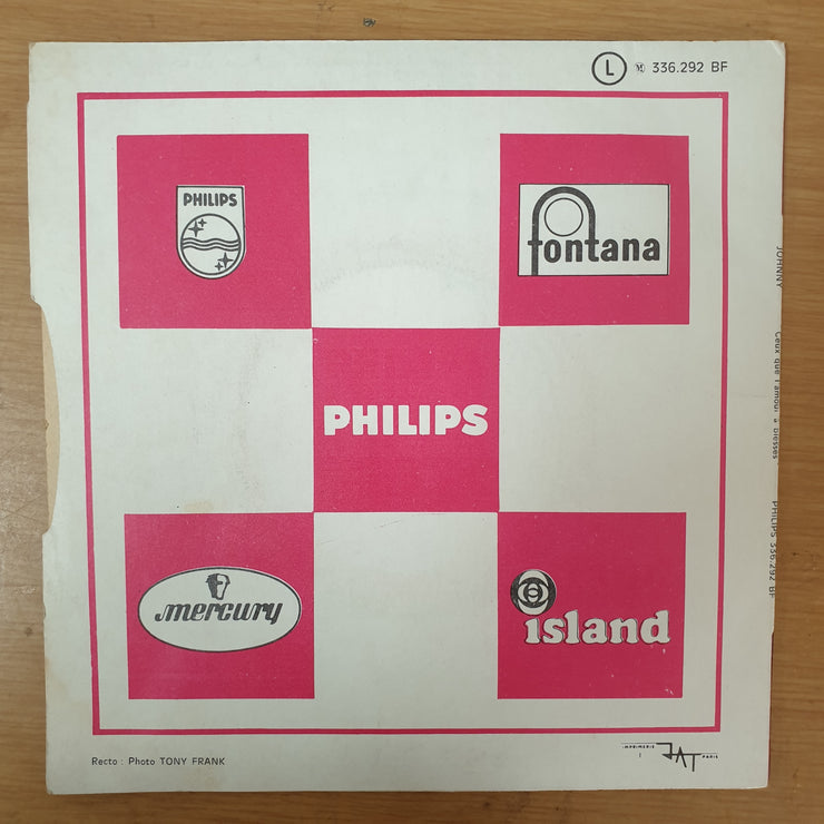 Johnny ‎– Ceux Que L'amour A Blessés / Si Tu Pars - Vinyl 7" Record - Very-Good+ Quality (VG+) - C-Plan Audio