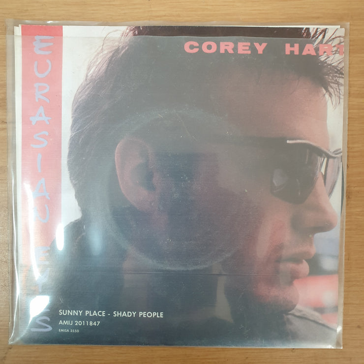 Corey Hart ‎– Eurasian Eyes - Vinyl 7" Record - Very-Good+ Quality (VG+) - C-Plan Audio