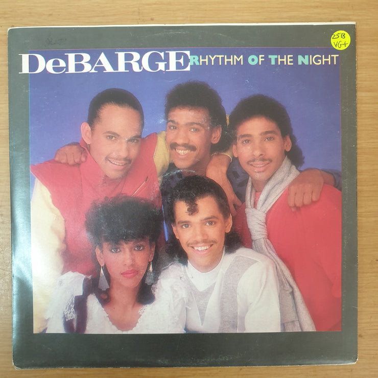 DeBarge ‎– Rhythm Of The Night - Vinyl 7" Record - Very-Good+ Quality (VG+) - C-Plan Audio