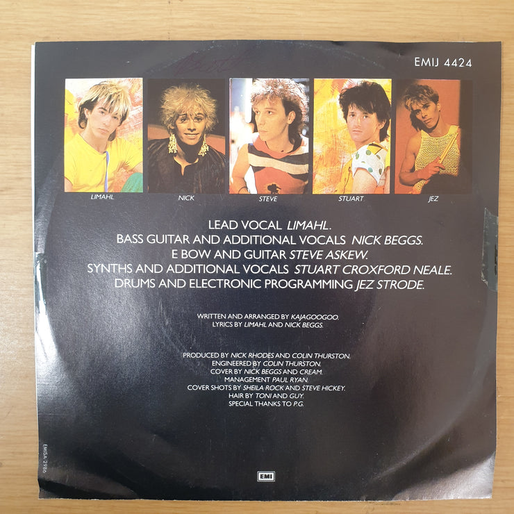 Kajagoogoo ‎– Too Shy - Vinyl 7" Record - Very-Good+ Quality (VG+) - C-Plan Audio