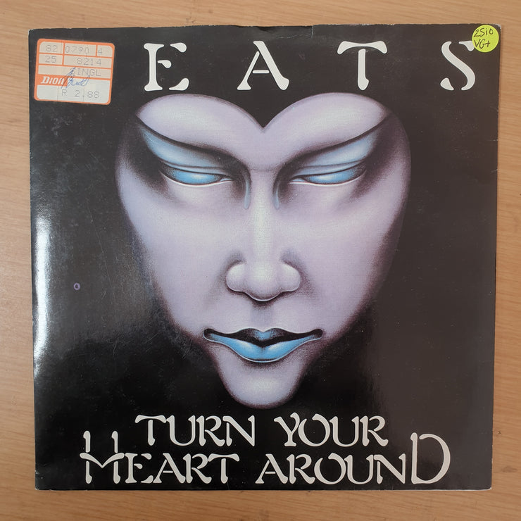 Keats ‎– Turn Your Heart Around - Vinyl 7" Record - Very-Good+ Quality (VG+) - C-Plan Audio