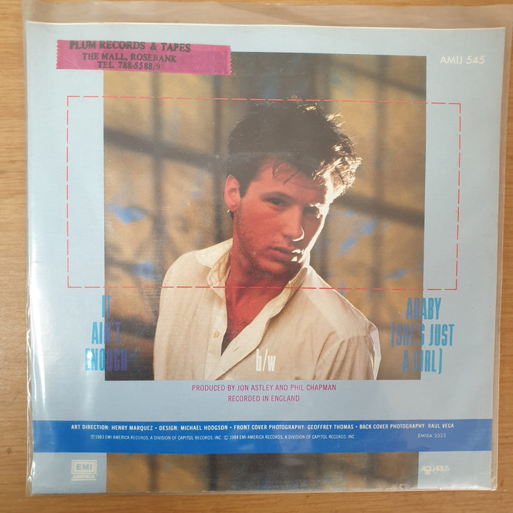 Corey Hart ‎– It Ain't Enough - Vinyl 7" Record - Very-Good+ Quality (VG+) - C-Plan Audio