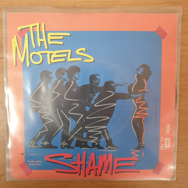 The Motels ‎– Shame - Vinyl 7" Record - Very-Good+ Quality (VG+) - C-Plan Audio