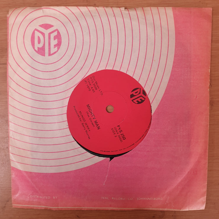 Mungo Jerry ‎– In The Summertime - Vinyl 7" Record - Very-Good+ Quality (VG+) - C-Plan Audio