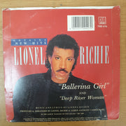 Lionel Richie ‎– Deep River Woman / Ballerina Girl - Vinyl 7" Record - Very-Good+ Quality (VG+) - C-Plan Audio