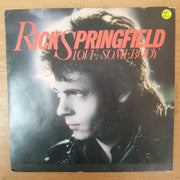Rick Springfield ‎– Love Somebody - Vinyl 7" Record - Very-Good+ Quality (VG+) - C-Plan Audio