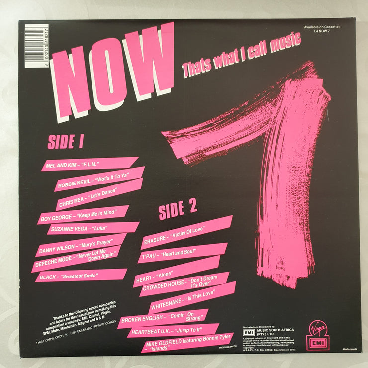 Now Thats What I Call Music 7 -  Vinyl LP Record - Very-Good+ Quality (VG+) - C-Plan Audio