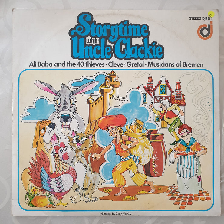 Storytime with Uncle Clackie  - Vinyl LP Record - Opened  - Very-Good- Quality (VG-) - C-Plan Audio