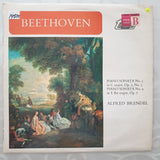 Beethoven, Alfred Brendel ‎– Piano Sonata No. 3 In C Major, Op. 2, No. 3 / Piano Sonata No. 4 In E Flat Major, Op. 7 -  Vinyl LP Record - Very-Good+ Quality (VG+) - C-Plan Audio