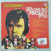 The Sessionmen - 20 Love Hits Presley Style - Vinyl LP Record - Very-Good Quality (VG) - C-Plan Audio