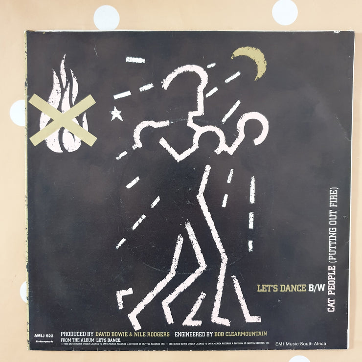 David Bowie ‎– Let's Dance - Vinyl 7" Record - Very-Good+ Quality (VG+) - C-Plan Audio
