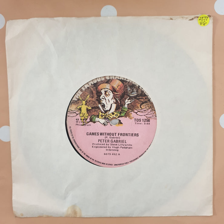 Peter Gabriel ‎– Games Without Frontiers - Vinyl 7" Record - Very-Good Quality (VG) - C-Plan Audio