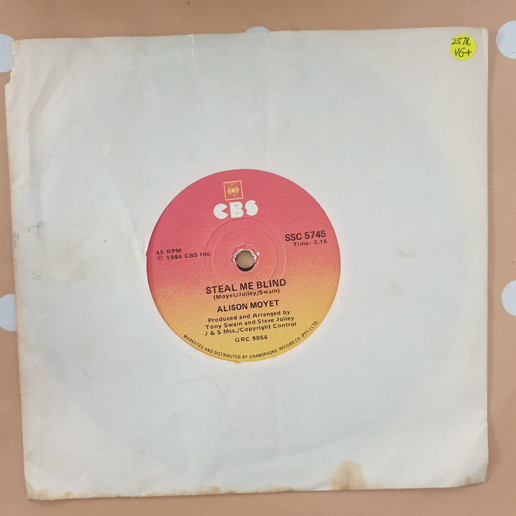 Alison Moyet ‎– All Cried Out - Vinyl 7" Record - Very-Good+ Quality (VG+) - C-Plan Audio