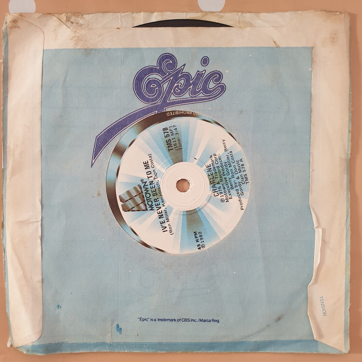 Charlene ‎– I've Never Been To Me - Vinyl 7" Record - Very-Good+ Quality (VG+) - C-Plan Audio
