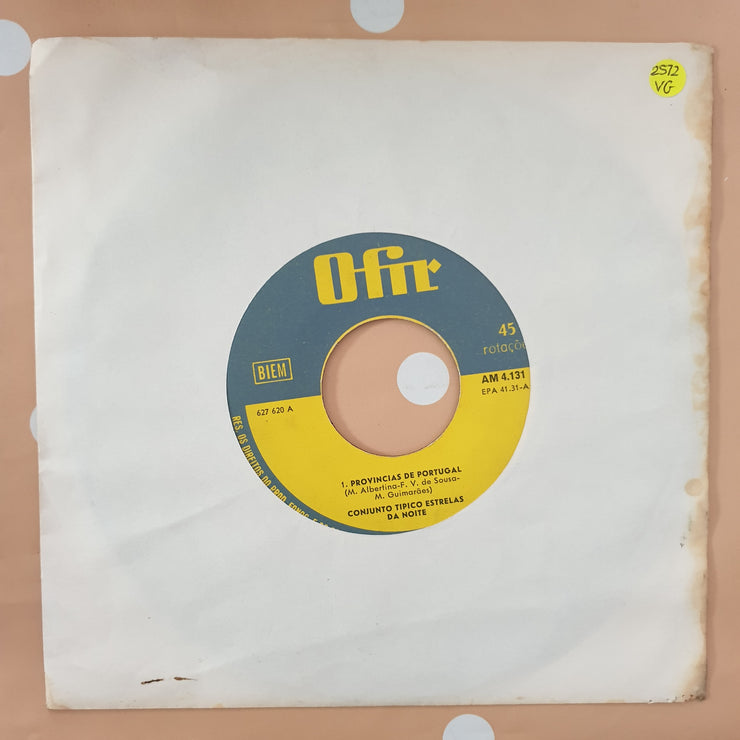 Conjunto Tipico "Estrelas Da Noite" - Vinyl 7" Record - Very-Good Quality (VG) - C-Plan Audio