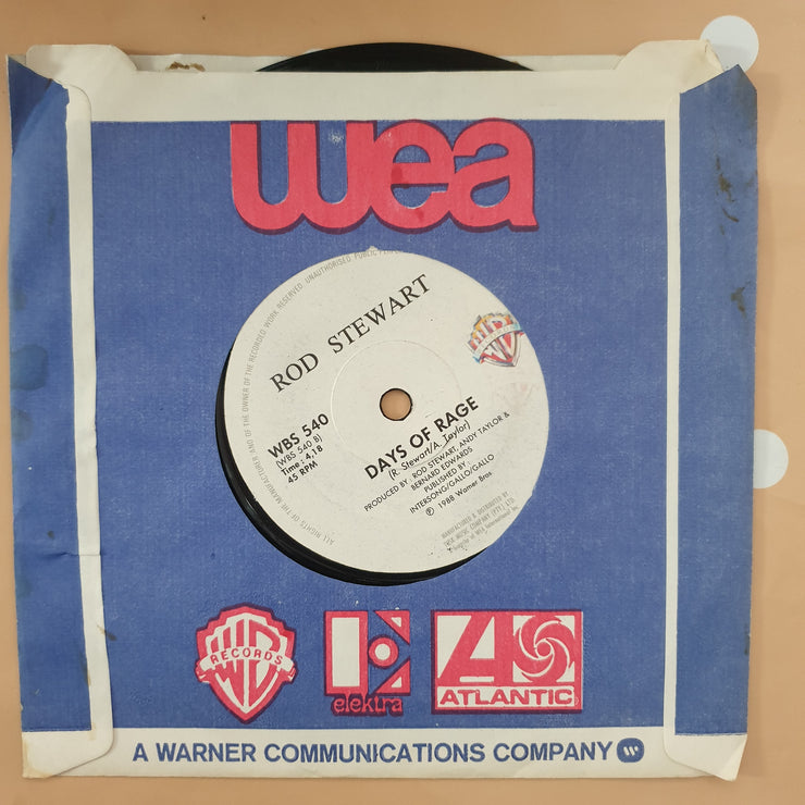 Rod Stewart ‎– Forever Young - Vinyl 7" Record - Very-Good+ Quality (VG+) - C-Plan Audio