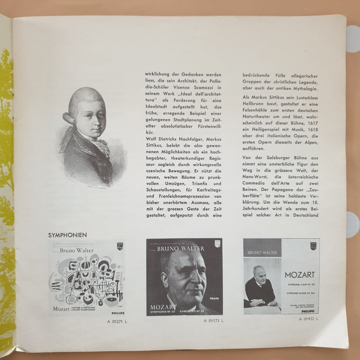 W. A. Mozart ‎– Salzburg 1960 - Vinyl 7" Record - Very-Good+ Quality (VG+) - C-Plan Audio