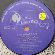 Gloria Gaynor ‎– I Am What I Am - Vinyl 7" Record - Very-Good+ Quality (VG+) - C-Plan Audio