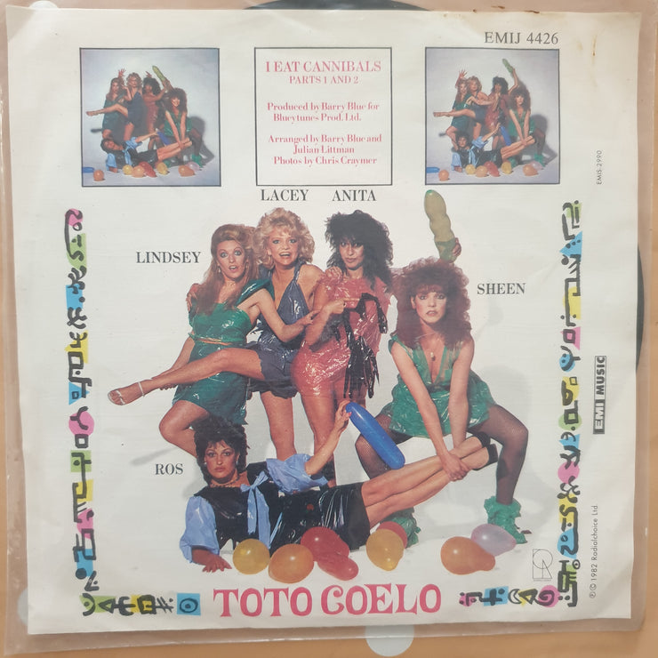 Toto Coelo ‎– I Eat Cannibals - Vinyl 7" Record - Very-Good+ Quality (VG+) - C-Plan Audio