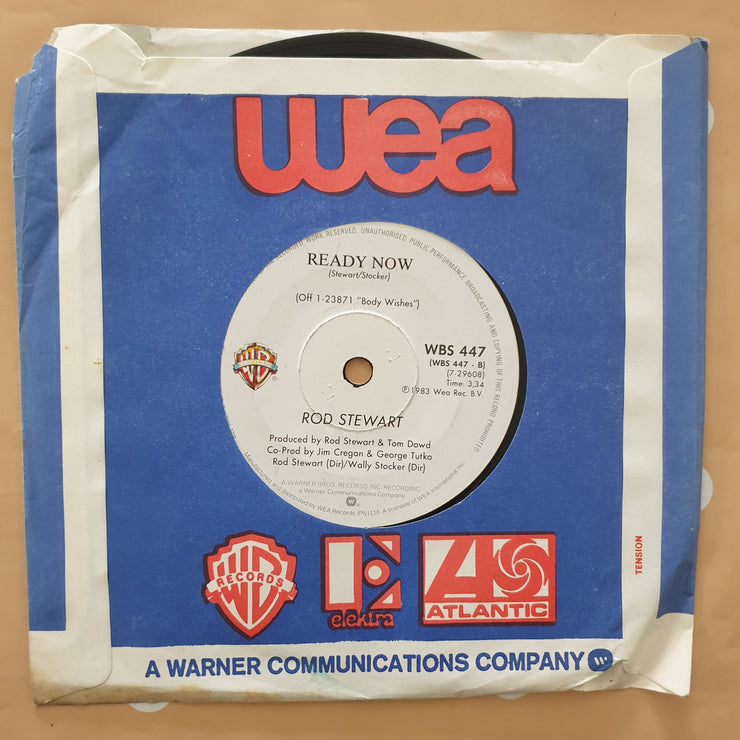 Rod Stewart ‎– Baby Jane - Vinyl 7" Record - Very-Good+ Quality (VG+) - C-Plan Audio