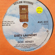 Don Henley ‎– Dirty Laundry - Vinyl 7" Record - Very-Good+ Quality (VG+) - C-Plan Audio