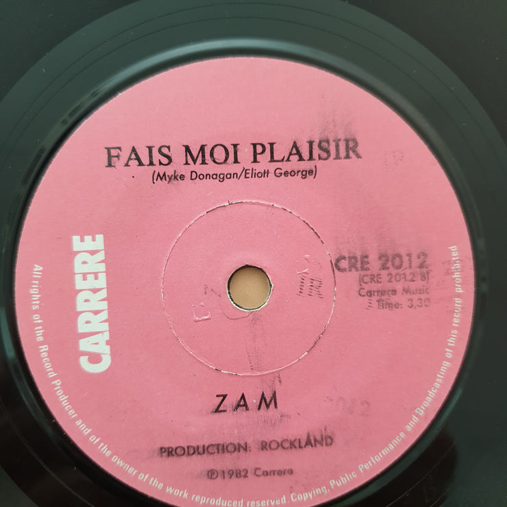 Zam ‎– Da, Da, Da  - Vinyl 7" Record - Very-Good Quality (VG) - C-Plan Audio
