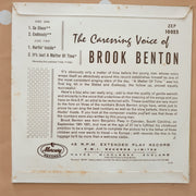 Brook Benton ‎– The Caressing Voice Of Brook Benton - Vinyl 7" Record - Very-Good+ Quality (VG+) - C-Plan Audio