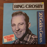 Bing Crosby ‎– 20 Golden Greats Volume Two (German Pressing) - Vinyl LP Record - Very-Good+ Quality (VG+) - C-Plan Audio
