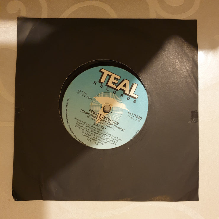 Mai Tai - Female Intuition - Vinyl 7" Record - Very-Good+ Quality (VG+) - C-Plan Audio