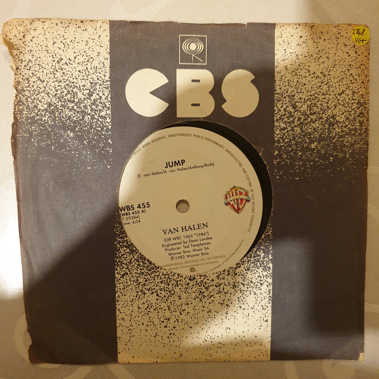 Van Halen ‎– Jump - Vinyl 7" Record - Very-Good+ Quality (VG+) - C-Plan Audio