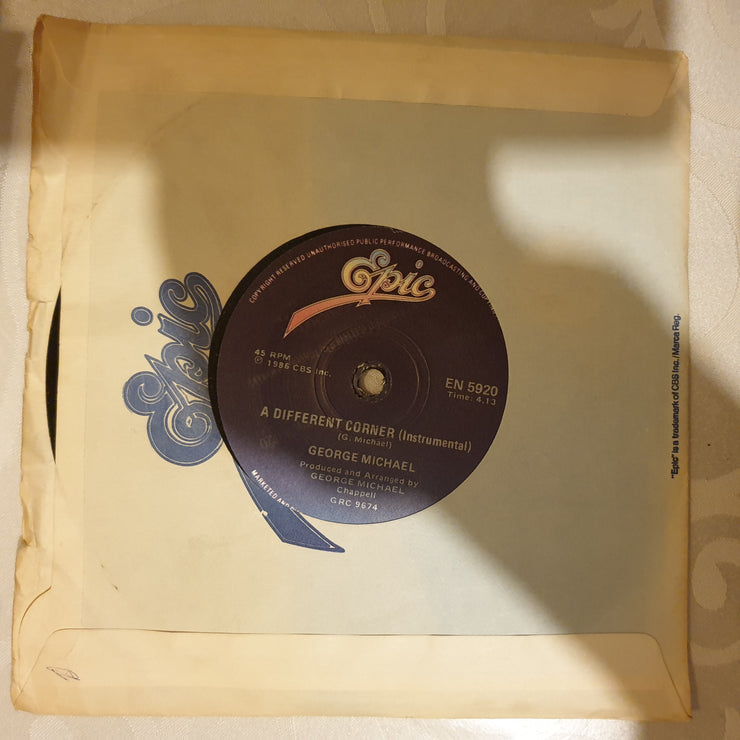 George Michael ‎– A Different Corner - Vinyl 7" Record - Very-Good+ Quality (VG+) - C-Plan Audio