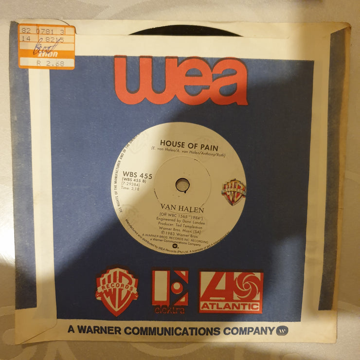 Van Halen ‎– Jump - Vinyl 7" Record - Very-Good+ Quality (VG+) - C-Plan Audio