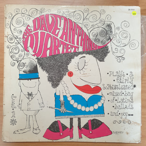 The Dave Anthony Quartet  Plays A fairly Sophisticated Mixed Bag Of Latin Ballads and Pop- Vinyl LP Record - Opened  - Very-Good+ Quality (VG+) - C-Plan Audio