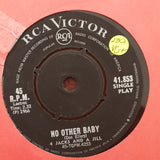 4 Jacks & a Jill - No Other Baby - Vinyl 7" Record - Very-Good+ Quality (VG+) - C-Plan Audio