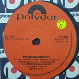 Gunter Brausinger ‎– Wedding March (From "A Midsommer Night's Dream") - Vinyl 7" Record - Very-Good- Quality (VG-) - C-Plan Audio
