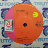 Shirley Bassey ‎– Something - Vinyl 7" Record - Very-Good Quality (VG) - C-Plan Audio